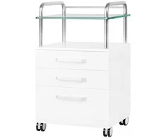 Activeshop Kosmetologinis vežimėlis 6050 Baltas