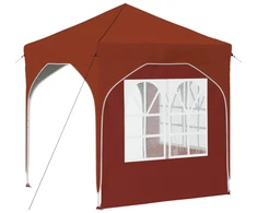 Pop-up šventinis palapinė 192 x 192 x 245 cm Terakotos