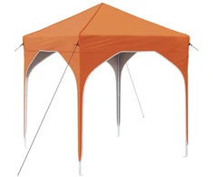 Pop-up šventinė palapinė 194 x 194 x 245 cm Oranžinė