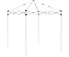 Pop-up šventinė palapinė 194 x 194 x 245 cm Kreminė