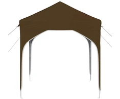 Pop-up šventinis palapinė 194 x 194 x 245 cm Taupe