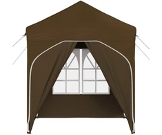 Pop-up šventinis palapinė 192 x 192 x 245 cm Taupe
