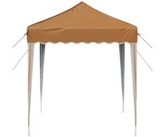 Pop-up šventinis palapinė Smėlio 195 x 195 x 245 cm