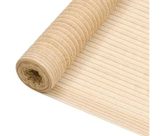 Privatumo suteikiantis tinklelis, smėlio, 3,6x10m, HDPE, 75g/m²