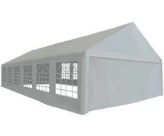 Proginė palapinė, PE, 6x12m, pilka