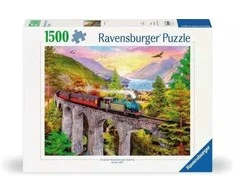 Ravensburger Dėlionė 1500 vnt. - Traukinys