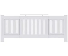 Radiatoriaus dangtis 2 vnt. Balta 205 x 20,5 x 81,5cm