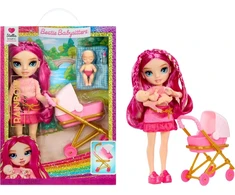 MGA Rainbow High lėlė mergaitėms Stella Monroe Bestie Babysitters 248484-EUC