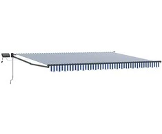 Rankinė ištraukiama markizė su LED 4 × 3 m