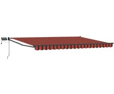 Rankinė ištraukiama markizė su LED 4 × 3 m