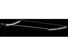 Rankinė ištraukiama markizė su LED 4 × 3 m