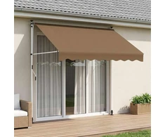 Rankinė sulankstoma markizė Smėlio 100 cm