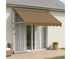 Rankinė sulankstoma markizė Smėlio 350 cm