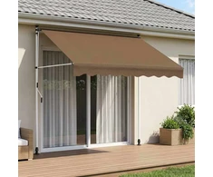 Rankinė sulankstoma markizė Taupe 150 cm