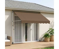 Rankinė sulankstoma markizė Taupe 350 cm