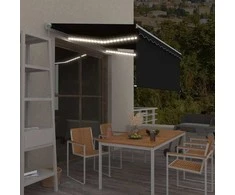Rankiniu būdu ištraukiama markizė, antracito, 3,5x2,5m