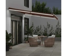 Ištraukiama markizė Ruda 450 × 350 cm Audinys ir aliuminis