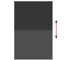 Roletas Blackout Juoda 160x210 cm Audinio plotis 156,6 cm
