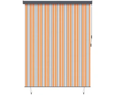 Roletas Geltona ir mėlyna 220 x 250 cm Audinys ir aliuminis