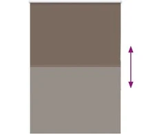 roletas kava 115x150 cm audinio plotis 110,7 cm poliesteris
