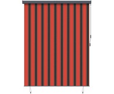 Roletas Oranžinė ir ruda 200 x 250 cm Audinys ir aliuminis