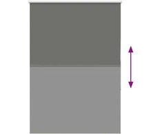 roletas Pilka 90x150 cm audinio plotis 85,7 cm poliesteris