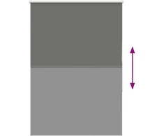 roletas Pilka 95x175 cm audinio plotis 90,7 cm poliesteris