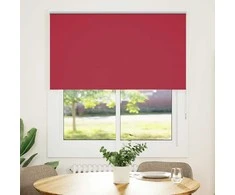 Roletas raudona 140x150 cm audinio plotis 136,6 cm poliesteris