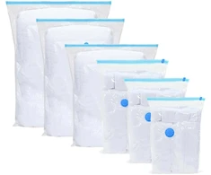 Saugojimo maišeliai 5 pcs Skaidrūs ir mėlyni 100 x 80 cm