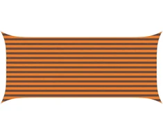 Saulės burė Oranžinė ir ruda 45 x 2 m