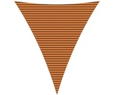 Saulės burė Oranžinė ir ruda 5 x 6 x 6 m