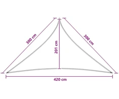 Saulės šešėlio audinys Antracito ir baltos 3 x 3 x 42 m HDPE