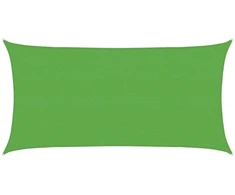 Saulės šešėlio audinys Šviesiai žalia 2 x 6 m HDPE