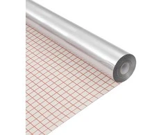 Savaime prilipanti veidrodinė plėvelė Sidabro 90 x 2000 cm PET