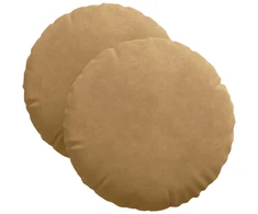 Sėdynių pagalvėlės 2 pcs Ruda Ø 40 x 13 cm Aksomas