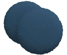 Sėdynių pagalvėlės 2 pcs Mėlyna Ø80 x 29 cm audinys