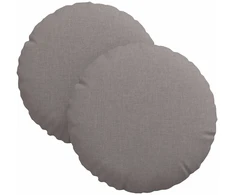 Sėdynių pagalvėlės 2 pcs Taupe Ø30 x 13 cm audinys
