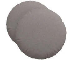 Sėdynių pagalvėlės 2 vnt. Audinys Taupe Ø50 x 19 cm