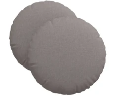 Sėdynių pagalvėlės 2 vnt. Audinys Taupe Ø40 x 13 cm