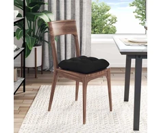 Sėdynių pagalvėlės 4 pcs Juoda 45 x 45 cm Mikropluošto audinys