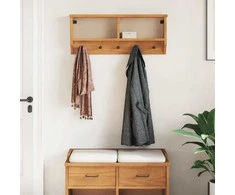 Sieninė kabykla "SANDNES" 87x12x35 pušies masyvo