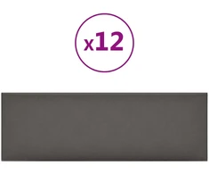 Sieninis galvūgalis 12 vnt. 90 x 30 cm Pilka audinys
