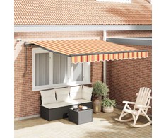 Skėtis Audinys su Geltona ir Oranžinė 300 x 250 cm Poliesteris