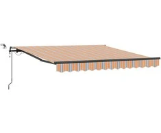 Skėtis Audinys su Įvairiaspalvis 350 x 250 cm Poliesteris