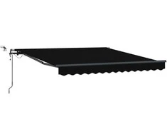 Skėtis Audinys su Juoda 300 x 250 cm Poliesteris
