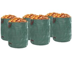 Sodo atliekų maišai 12 vnt. 500 l Žalia Polipropilenas