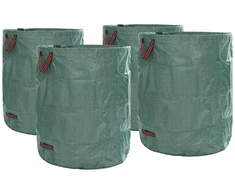Sodo atliekų maišai 4 pcs Žalia 79 x 79 x 99,5 cm
