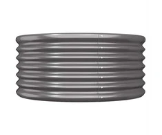 Sodo lovelis, antracito, 80x80x36cm, plienas