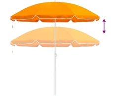 Sodo skėtis 160 cm 170T poliesteris Oranžinė