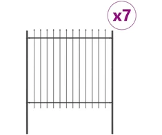 Sodo tvora 7 pcs Pilka 11,9 x 1,5 m Miltelinis plienas